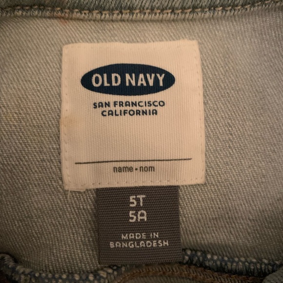 Old Navy 5T light jean jacket - Picture 3 of 3